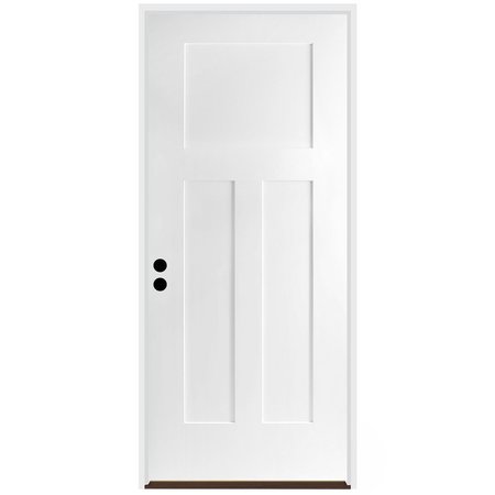 TRIMLITE Exterior Single Door, Right Hand/Inswing, 1.75 Thick, Fiberglass 3068RHISPSF3PSHK69161DB